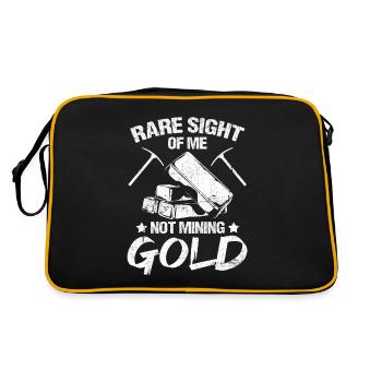 Gold Mining Gold Mine - Retro Bag - black/gold - Back