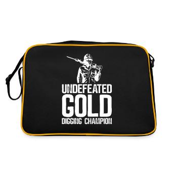 Gold Mining Gold Mine - Retro Bag - black/gold - Back
