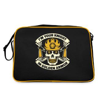Gold Mining Gold Mine - Retro Bag - black/gold - Back