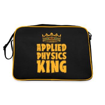 Physics Physicist - Retro Bag - black/gold - Back