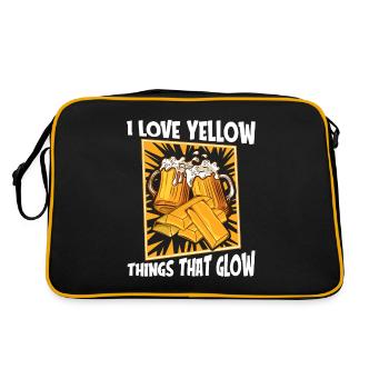Gold Mining Gold Mine - Retro Bag - black/gold - Back