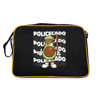 Officier de police Commissaire de police - Sac Retro - noir/or - Dos