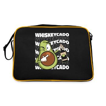 Whisky Scotch Bourbon Single Malt - Retro Bag - black/gold - Back