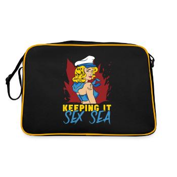 Voilier Voilier Sailor - Sac Retro - noir/or - Dos