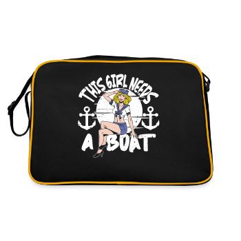 Voilier Voilier Sailor - Sac Retro - noir/or - Dos