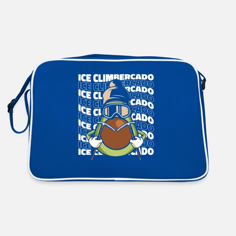 Eisklettern Bergsteigen Klettern Bergsteiger Retro Tasche