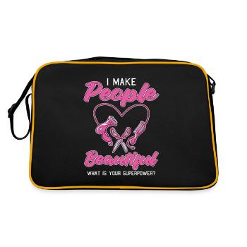 Coiffeur Coiffeur Coiffure Coiffure Coiffure Coiffure - Sac Retro - noir/or - Dos
