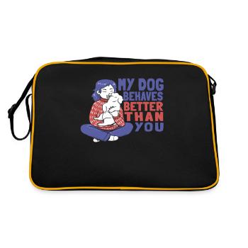 Dresseur de chiens Dresseur de chiens - Sac Retro - noir/or - Dos
