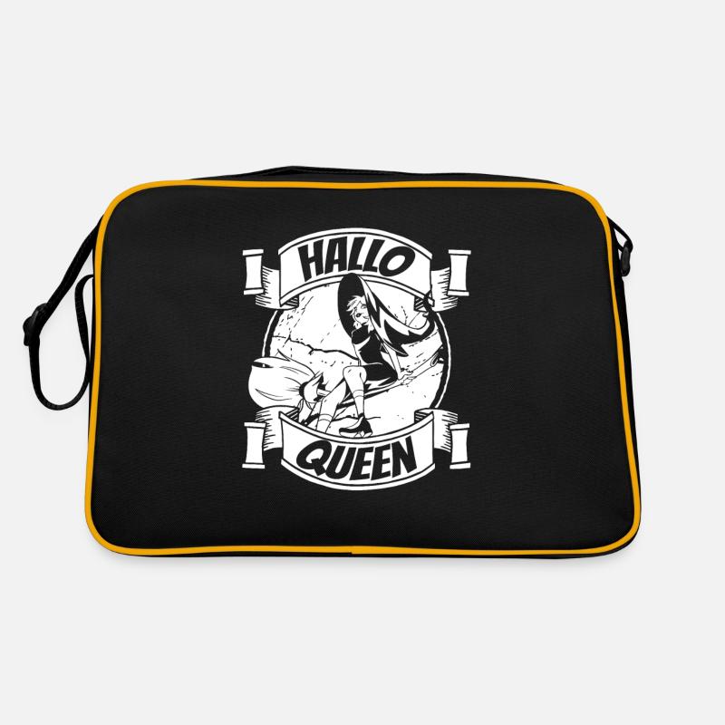 Halloween - Retro Tasche - Schwarz/Gold