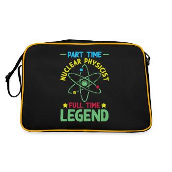 Physique Phyiker Lustig Physique nucléaire - Sac Retro - noir/or - Dos