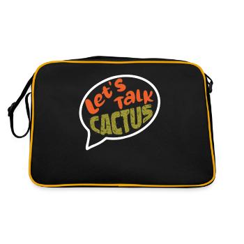Plantes succulentes du jardin de cactus - Sac Retro - noir/or - Dos