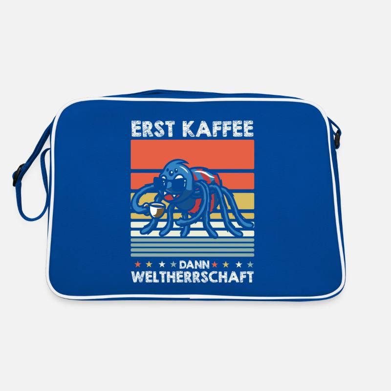 Spinne Kaffee-Sonnenbrille Retro Tasche