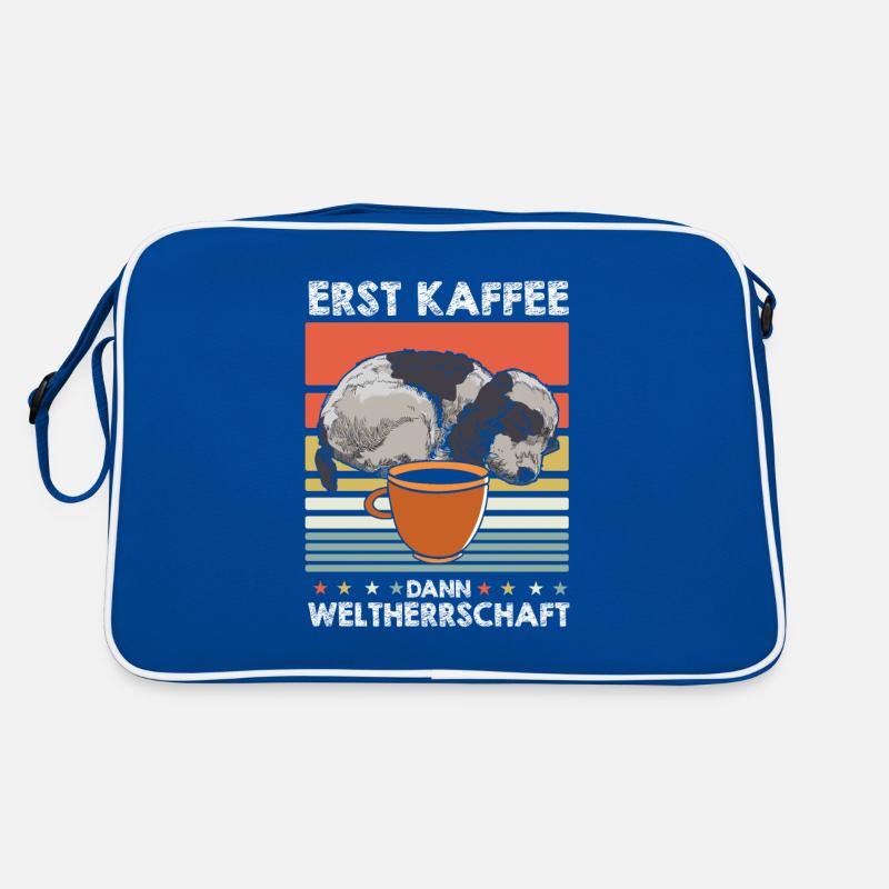 Cocker Spaniel Kaffee Retro Tasche