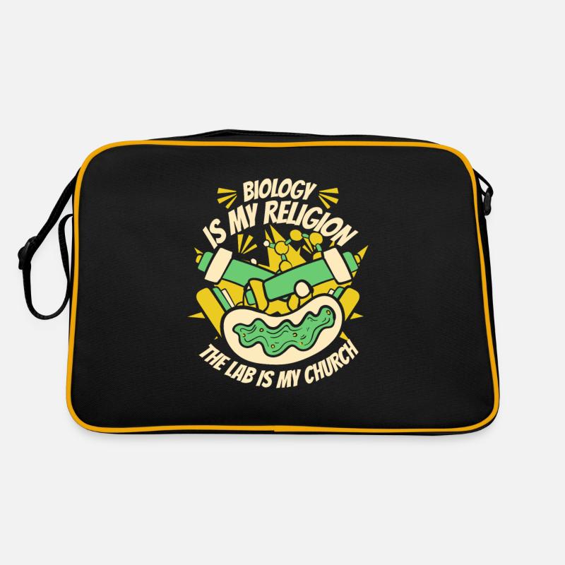 Biologie Biologe Labor Molekularbiologe Retro Tasche