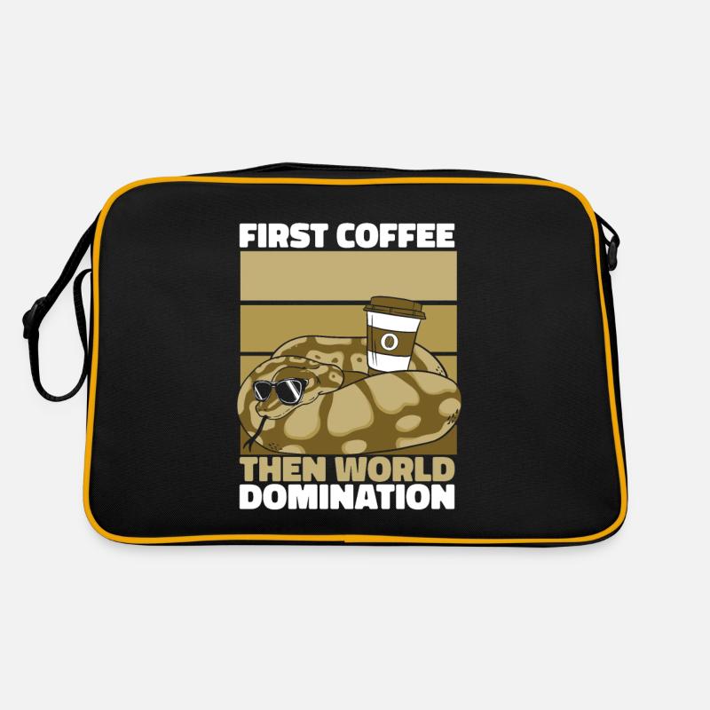 Boa Constrictor Snake Coffee Sunglasses Retro Bag