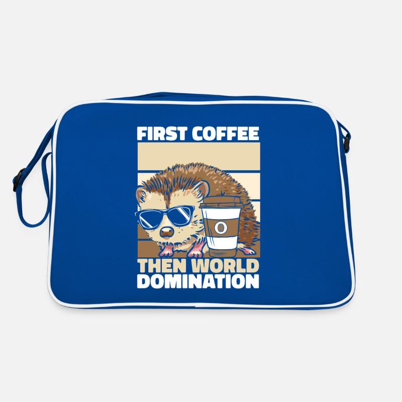 Lunettes de soleil Hedgehog Coffee Sac Retro