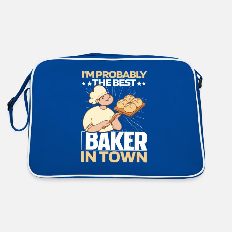 Backen Bäcker Bäckerei Retro Tasche