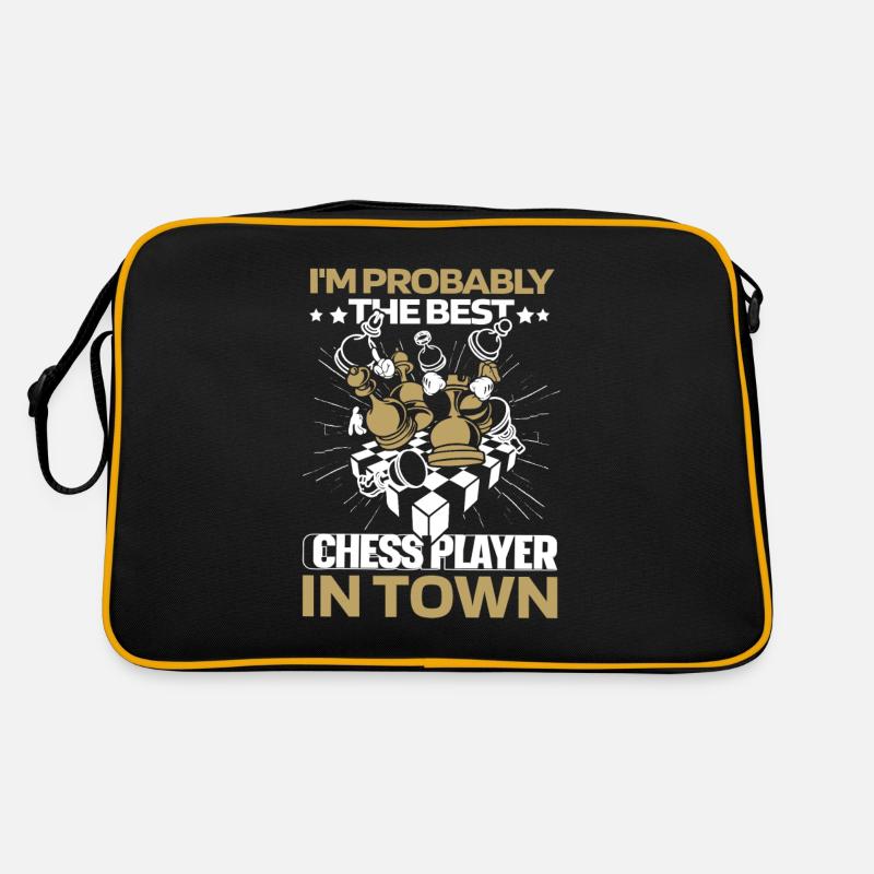Schach Schachspieler Retro Tasche