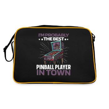 Pinball Arcade Machine - Retro Bag - black/gold - Back