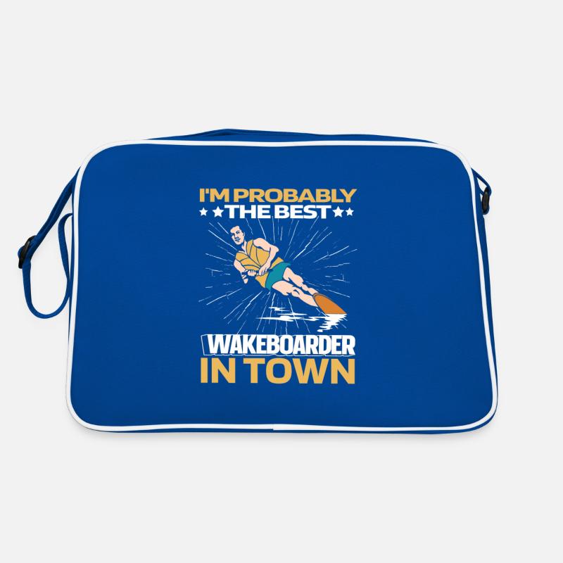 Wakeboard Wakeboarder Drôle Sac Retro