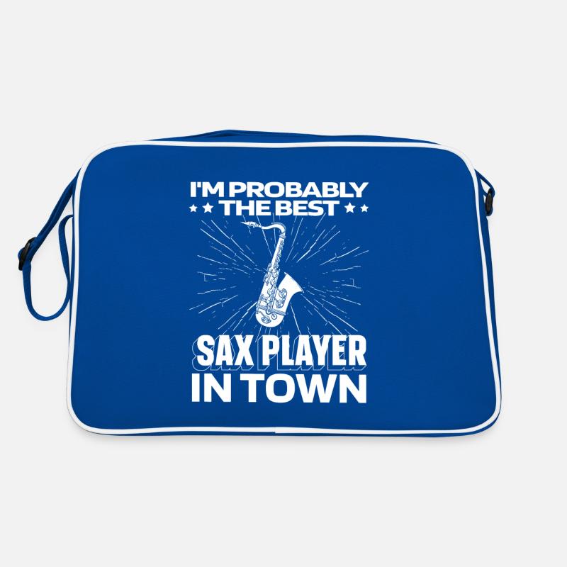 Saxophon Saxofon Witzig Retro Tasche