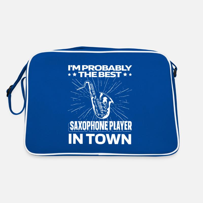 Saxophon Saxofon Witzig Retro Tasche