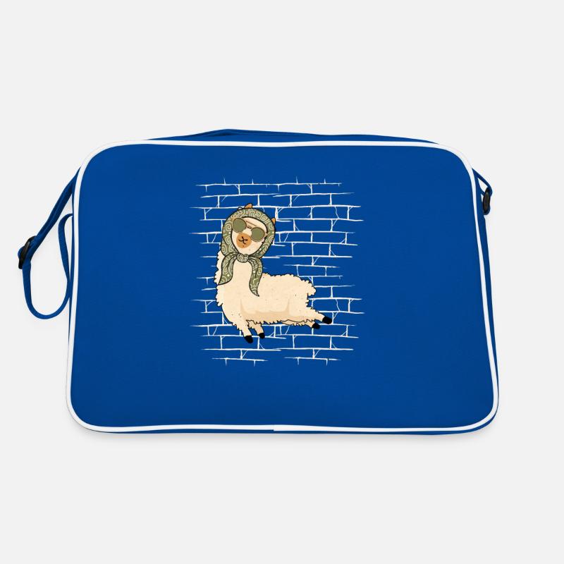 Lama Llama Lunettes de soleil Echarpe Sac Retro