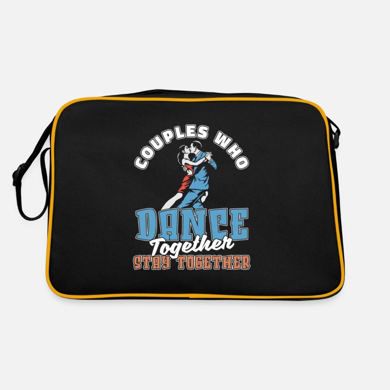Tanzlehrer Paar Retro Tasche