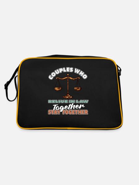 Lawyer Lawyer Jura Paar - Retro Bag - black/gold - Back