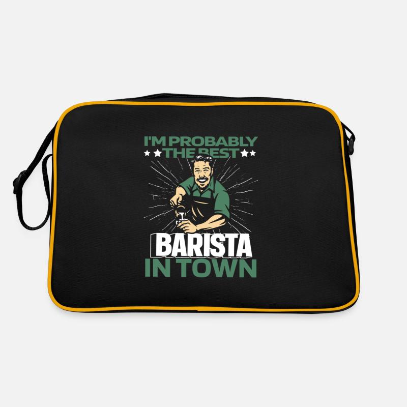 Barista Coffee Funny Retro Bag
