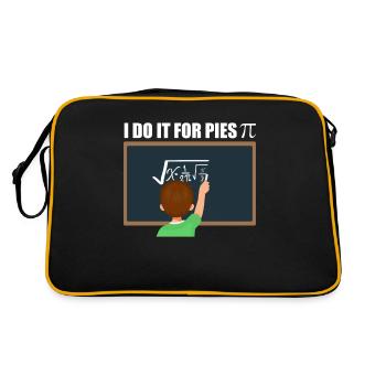 Calcul mathématique Pi - Sac Retro - noir/or - Dos