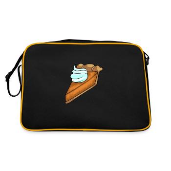 Gâteau de Thanksgiving - Sac Retro - noir/or - Dos