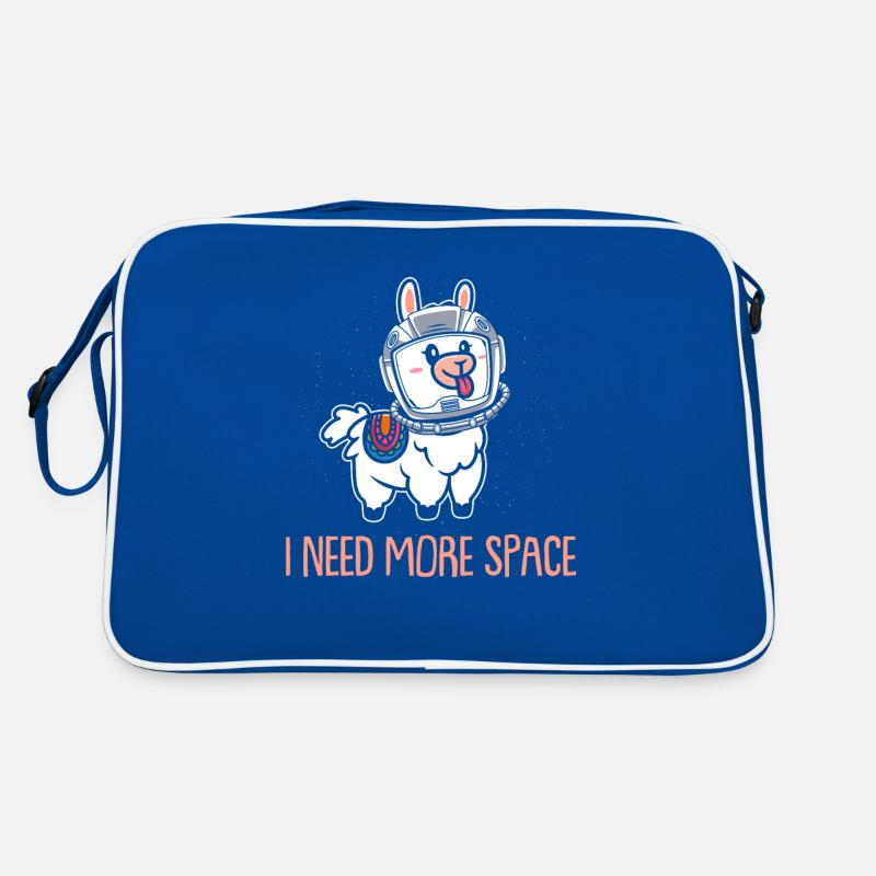 Lama Lama Astronaute J’ai besoin de plus d’espace Sac Retro