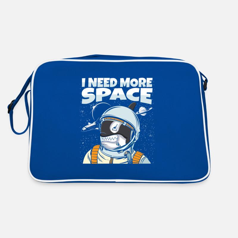 Orca Wal Killerwal Schwertwal Astronaut Retro Tasche