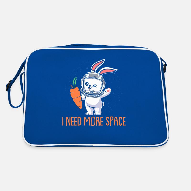 Rabbit Rabbit Astronaut I Need More Space Retro Bag