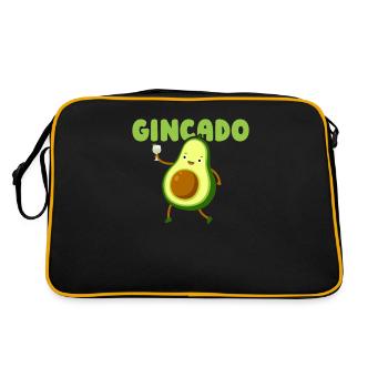 Gin Avocado - Retro Bag - black/gold - Back