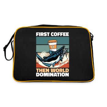 Café de poisson-chat - Sac Retro - noir/or - Dos