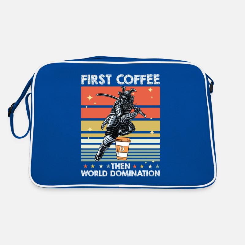 Samurai Kaffee Retro Tasche