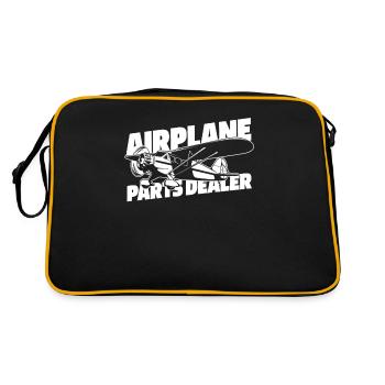 Mécanique d’avion Humour - Sac Retro - noir/or - Dos