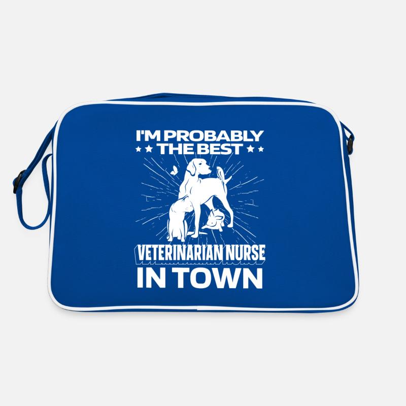 Veterinary Assistant Animals Retro Bag