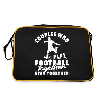 American Football Couple - Retro Bag - black/gold - Back