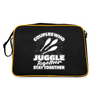 Jongler Couple Jongleur - Sac Retro - noir/or - Dos