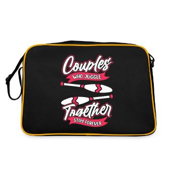 Jongler Couple Jongleur - Sac Retro - noir/or - Dos