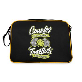 Pickleball pair - Retro Bag - black/gold - Back