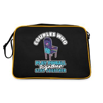 Pinball Pair - Retro Bag - black/gold - Back
