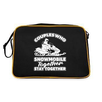 Snowmobile Snowmobile Pair - Retro Bag - black/gold - Back