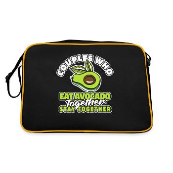 Avocado pair - Retro Bag - black/gold - Back