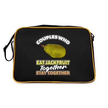 Jackfruit Pair - Retro Bag - black/gold - Back