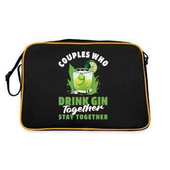 Gin Pair - Retro Bag - black/gold - Back