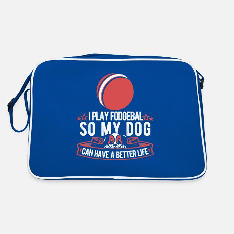 Dodgeball dog Retro Bag